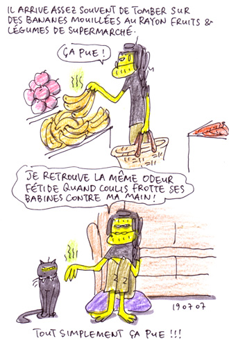 Banane mouillée & Coulis