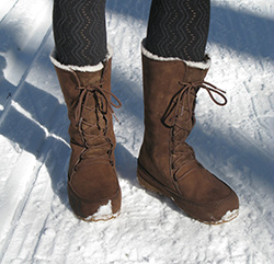 Et mes bottes à la neige