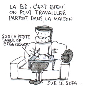 Sur le sofa
