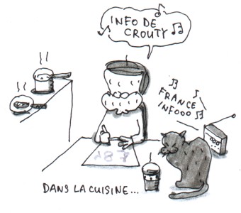 Dans la cuisine