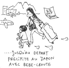 D&eacute;part au Japon